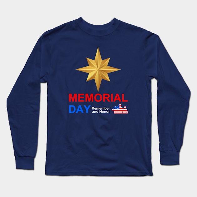 Memorial Day Long Sleeve T-Shirt by Xtian Dela ✅